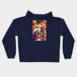 Cat Woman Shoujo Anime Kids Hoodie